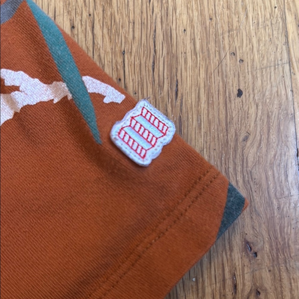 Topo Designs Rust Patterned Shirt, XS - Picture 2 of 3